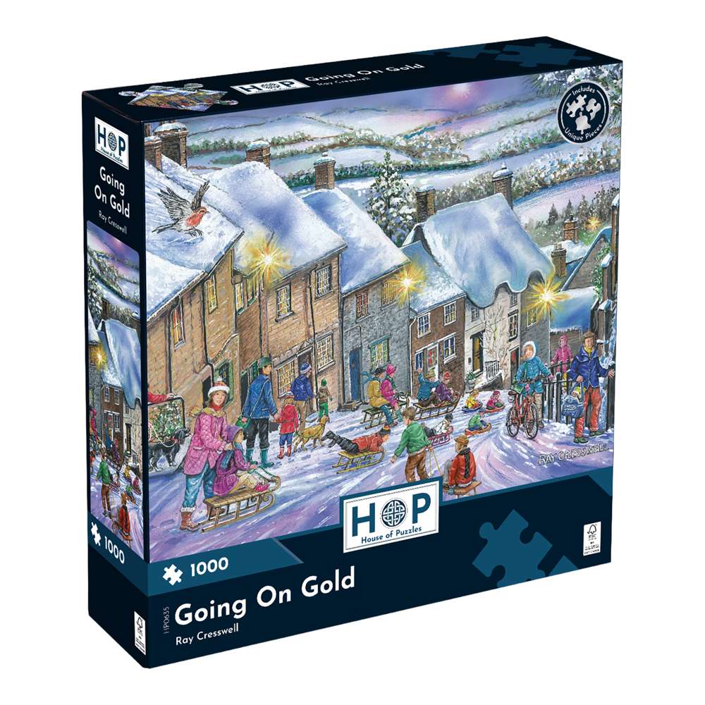 Going On Gold - 1000 Piece Jigsaw Puzzle