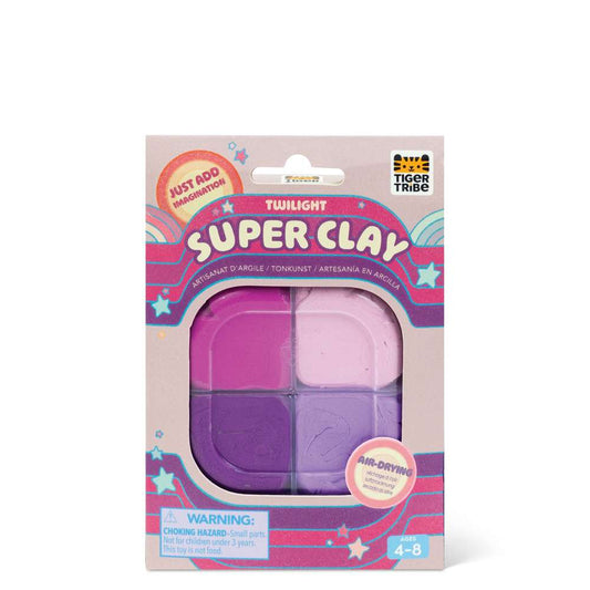 Game-Supply - Tiger Tribe Super Clay - Fun Air Dry Modelling Clay for Kids