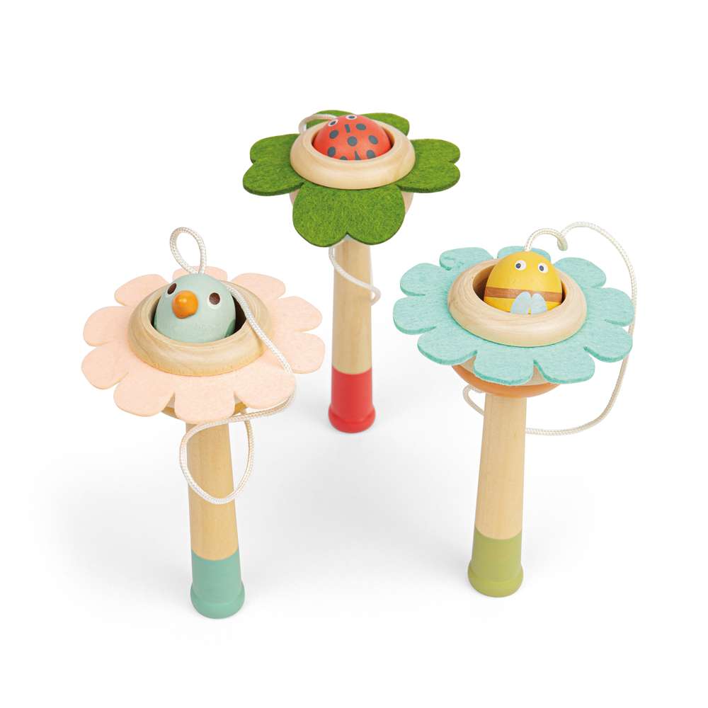 Flower Ball and Cup - Bird