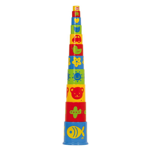 Multi Colour Stacking Buckets