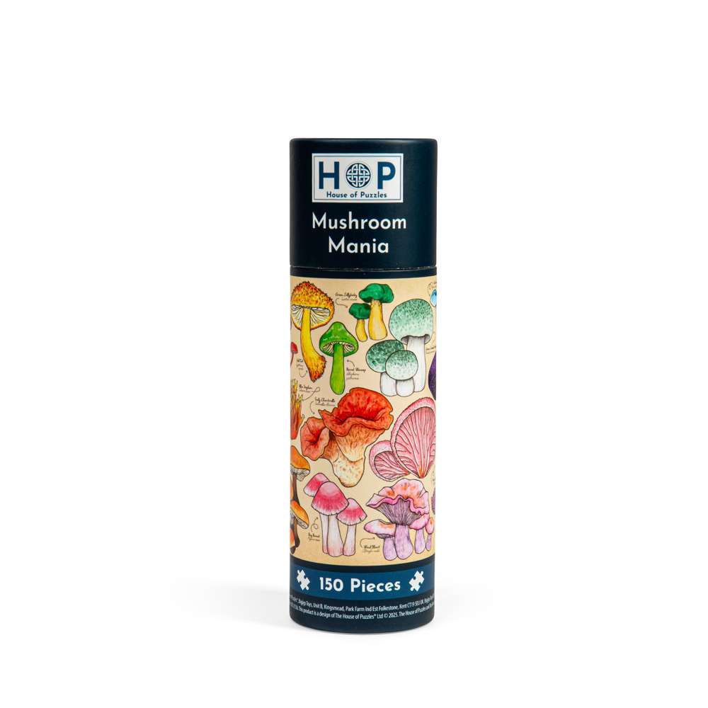 Mushroom Mania Puzzle Tube - 150 Piece