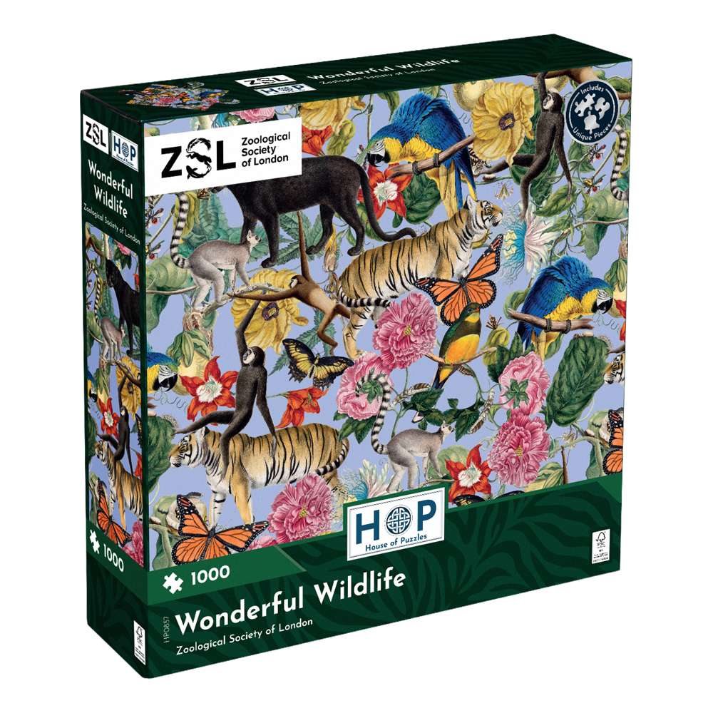 ZSL Beautiful Beasts 1000 Piece Puzzle