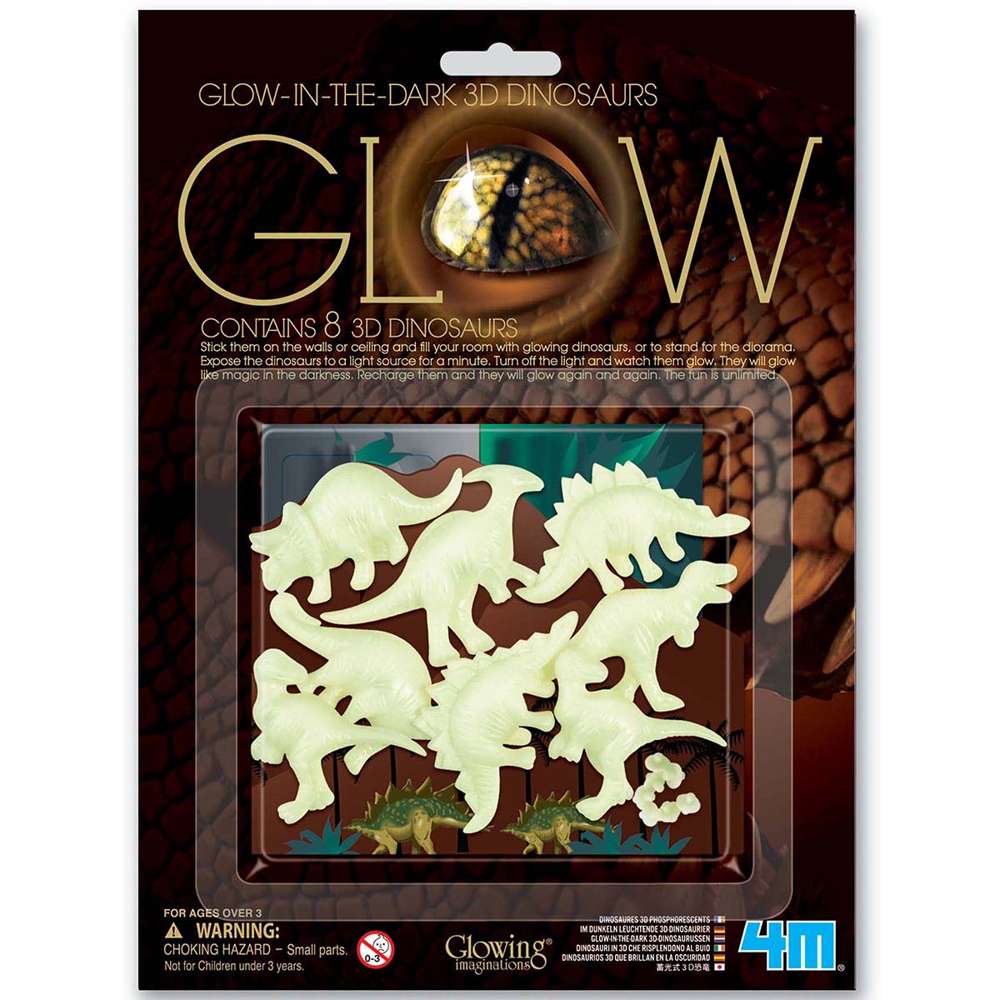 Glow-In-The-Dark 3D Dinosaur