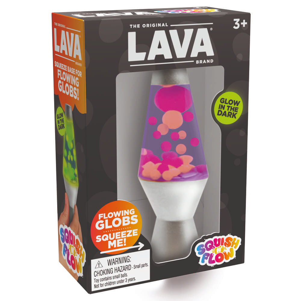 NeeDoh Lava Squish N Flow Classic Groovy Lamp Shaped Squishy Fidget Toy