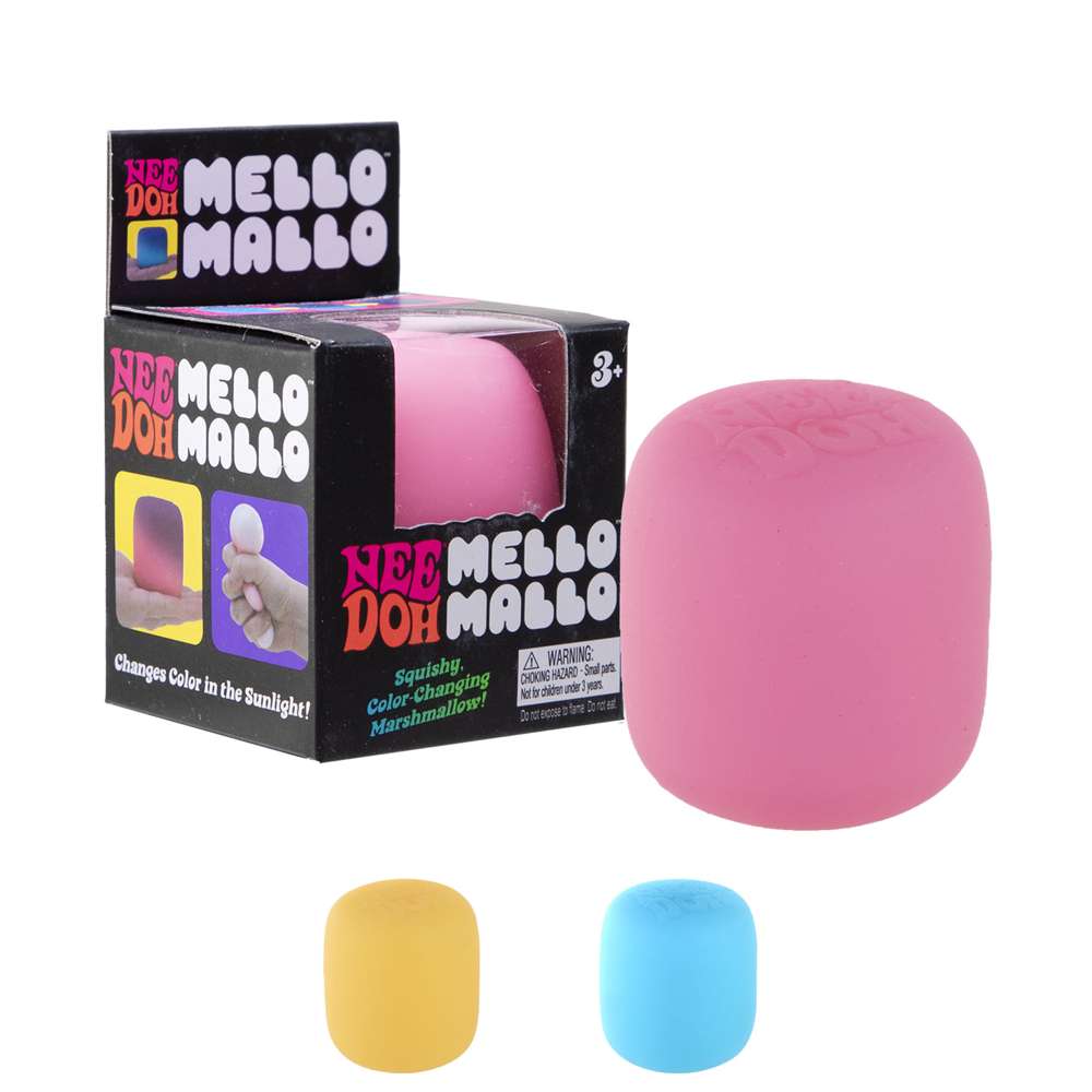 NeeDoh Mello Mallo Classic Groovy Soft Pastel Marshmellow Squishy