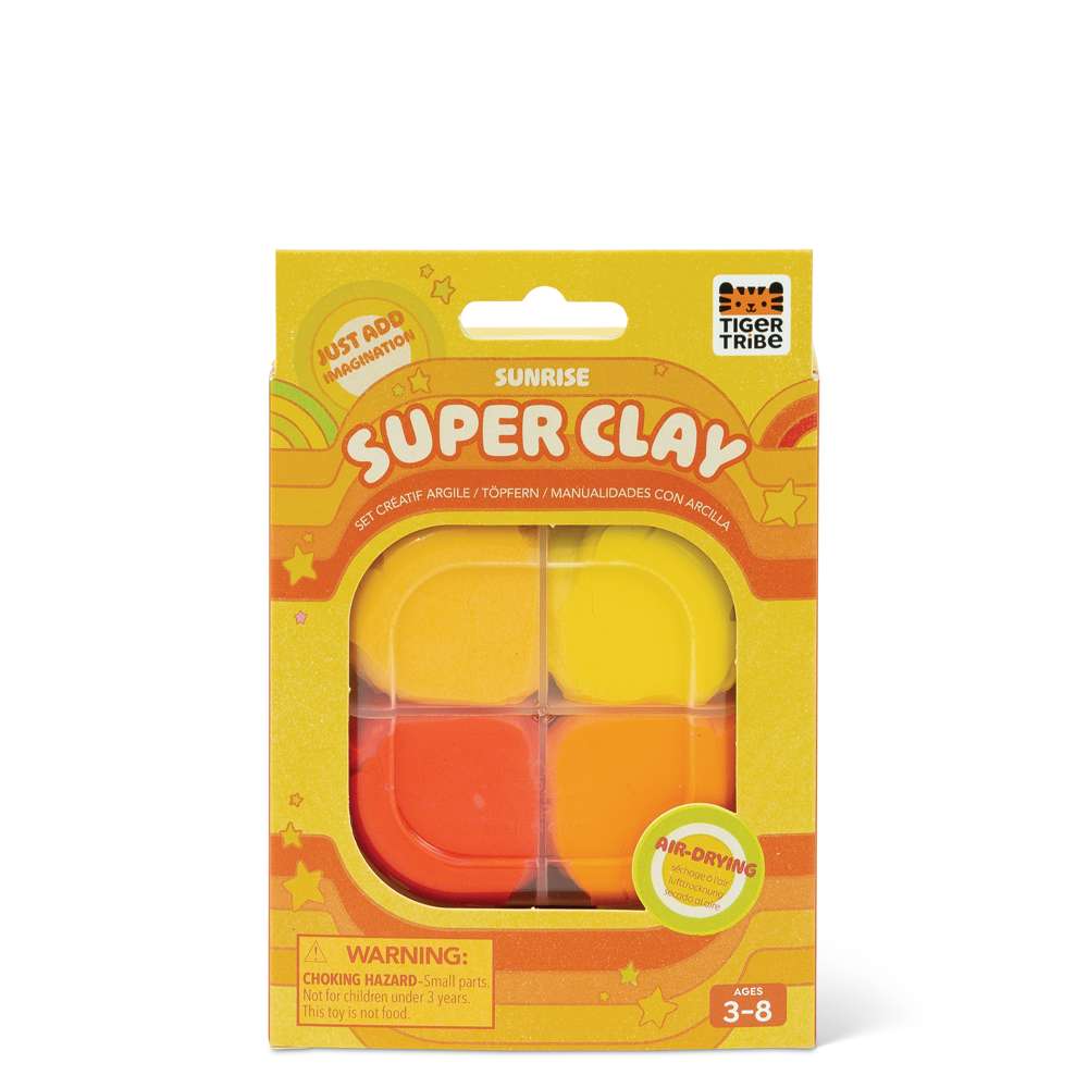 Tiger Tribe Super Clay - Fun Air Dry Modelling Clay for Kids