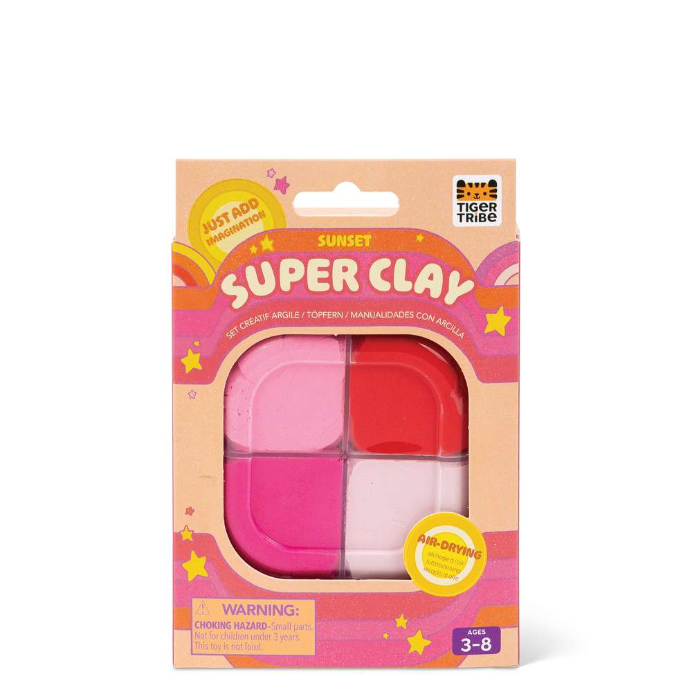 Tiger Tribe Super Clay - Fun Air Dry Modelling Clay for Kids
